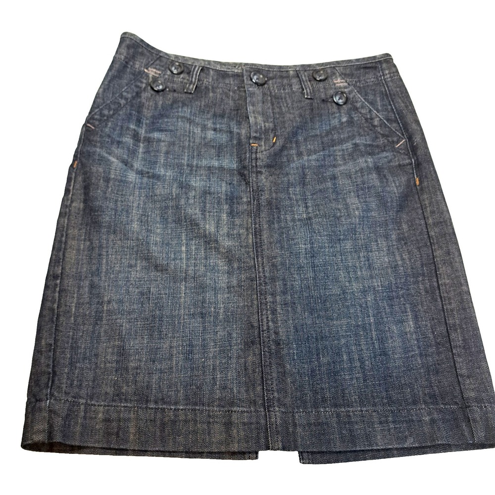 GAP 1969 Jeans Limited‎ Edition Denim Sailor Pencil Skirt Women's 6 / 19"L